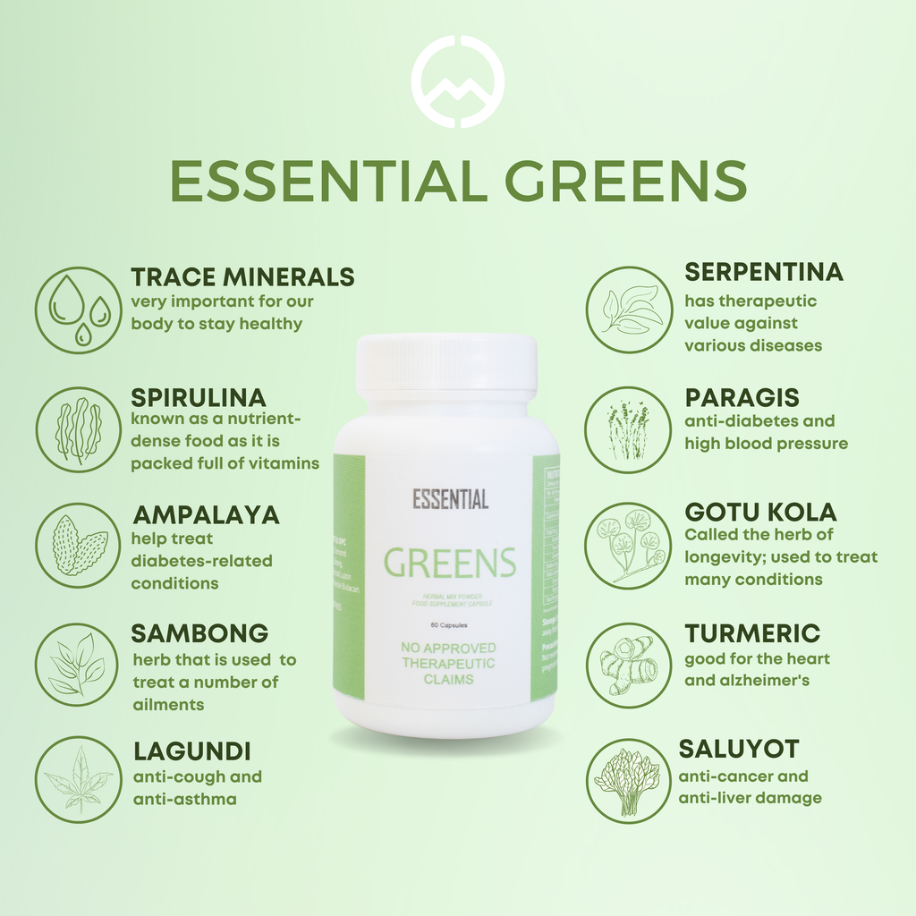 MCC Essential Greens 60 Caps