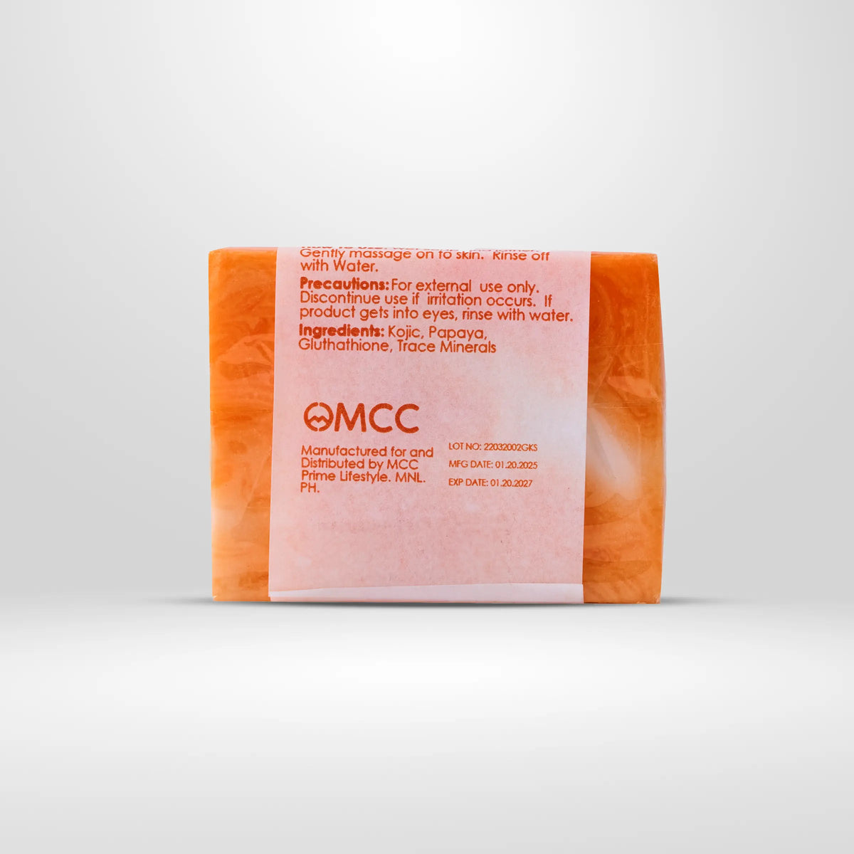 MCC Renue Kojic Papaya Glutha Soap